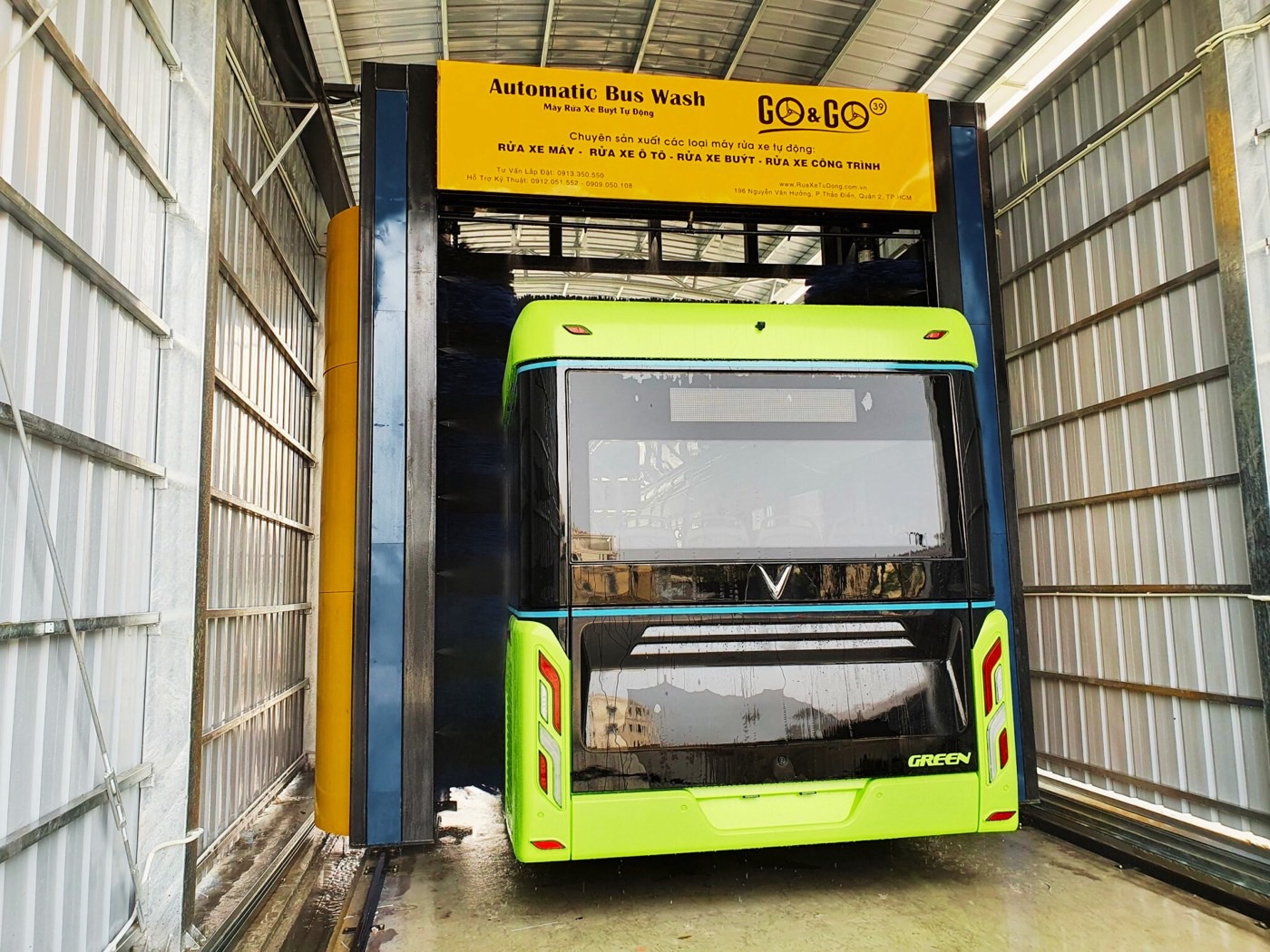 Máy rửa xe tự động GO&GO của Vinalinks Group